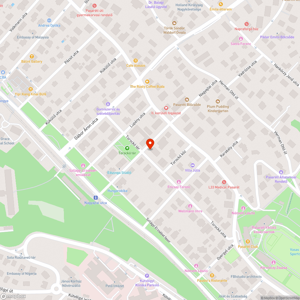 Óriási kátyúk a Torockó utcában bejelentés helye