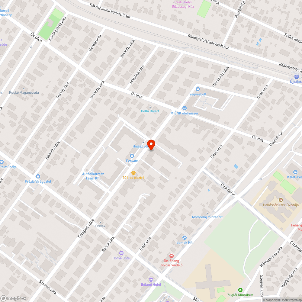 Kipufogógáz az utastérben - MHU861 bejelentés helye