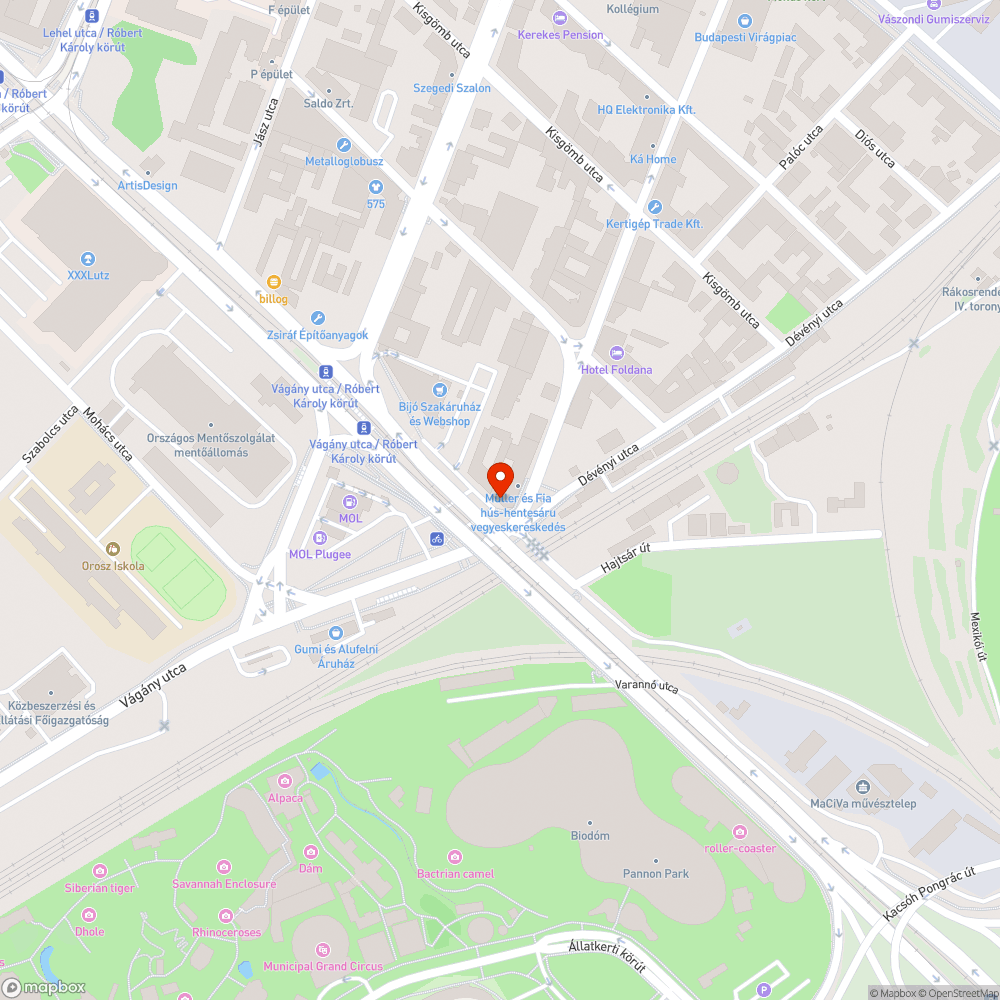 Kacsóh Pongrác úti felüljáró járdája takarításra szorul bejelentés helye