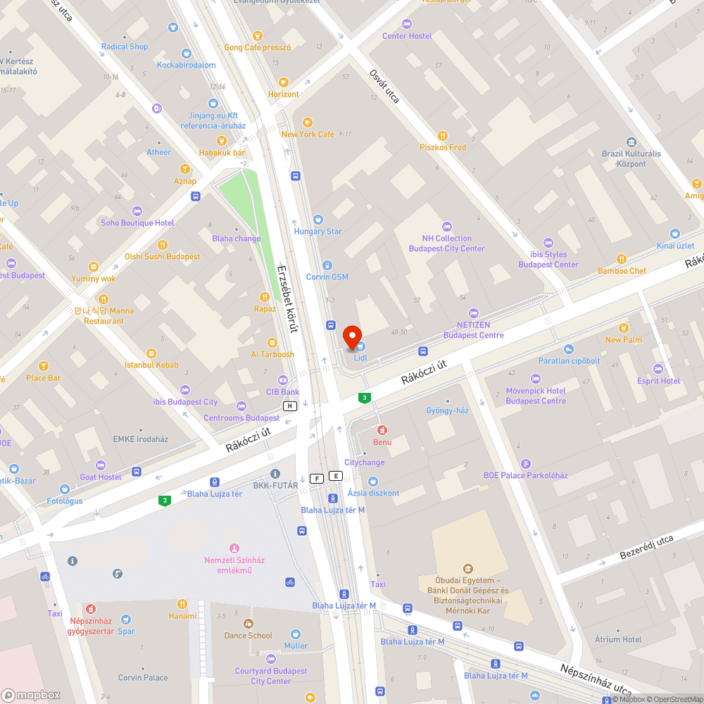 Homlokzatot takaró plakátok bejelentés helye