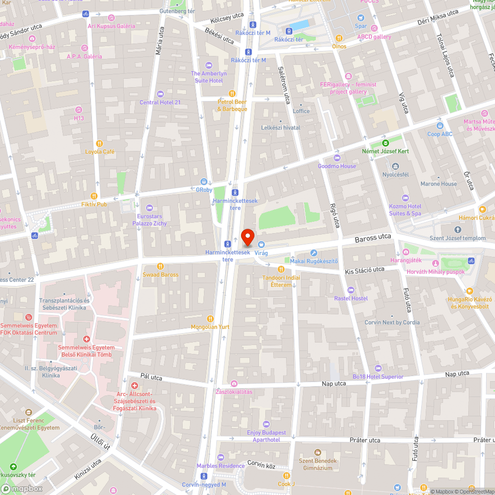 Kátyú bejelentés helye