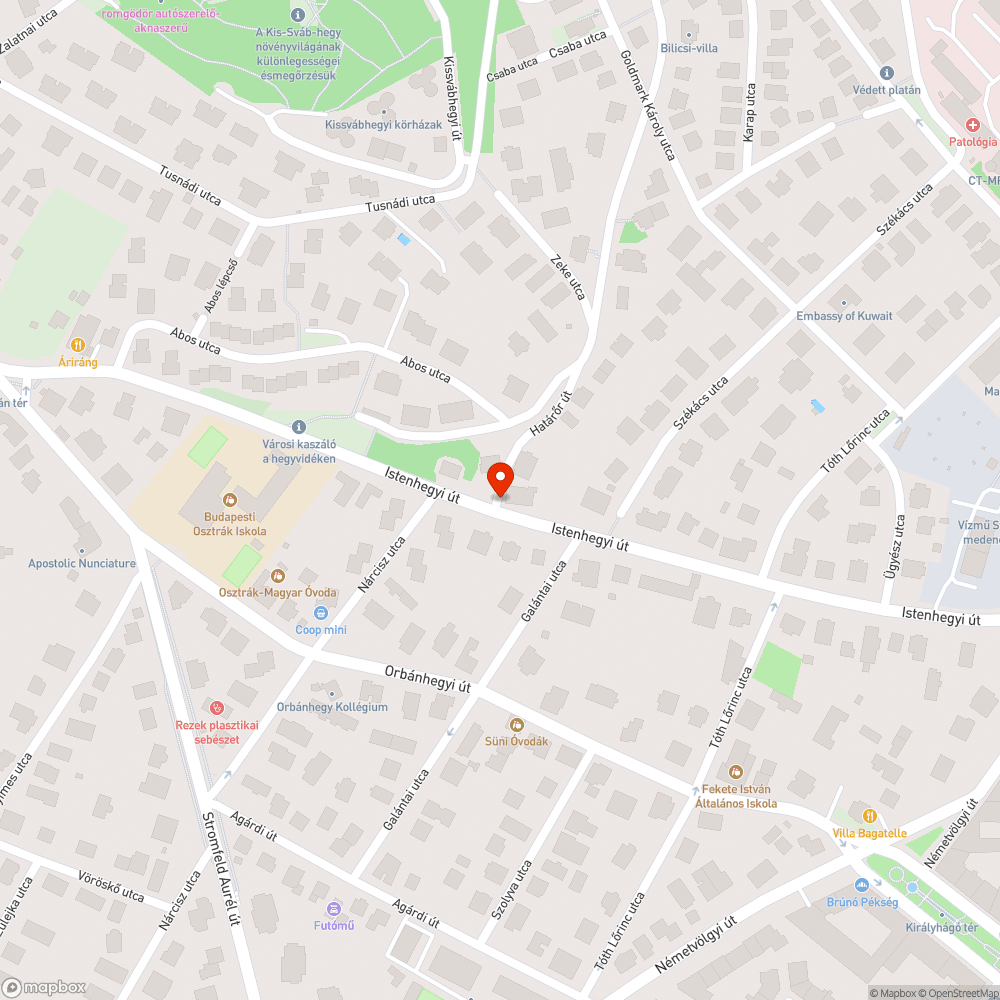 Szabálytalan parkolás bejelentés helye