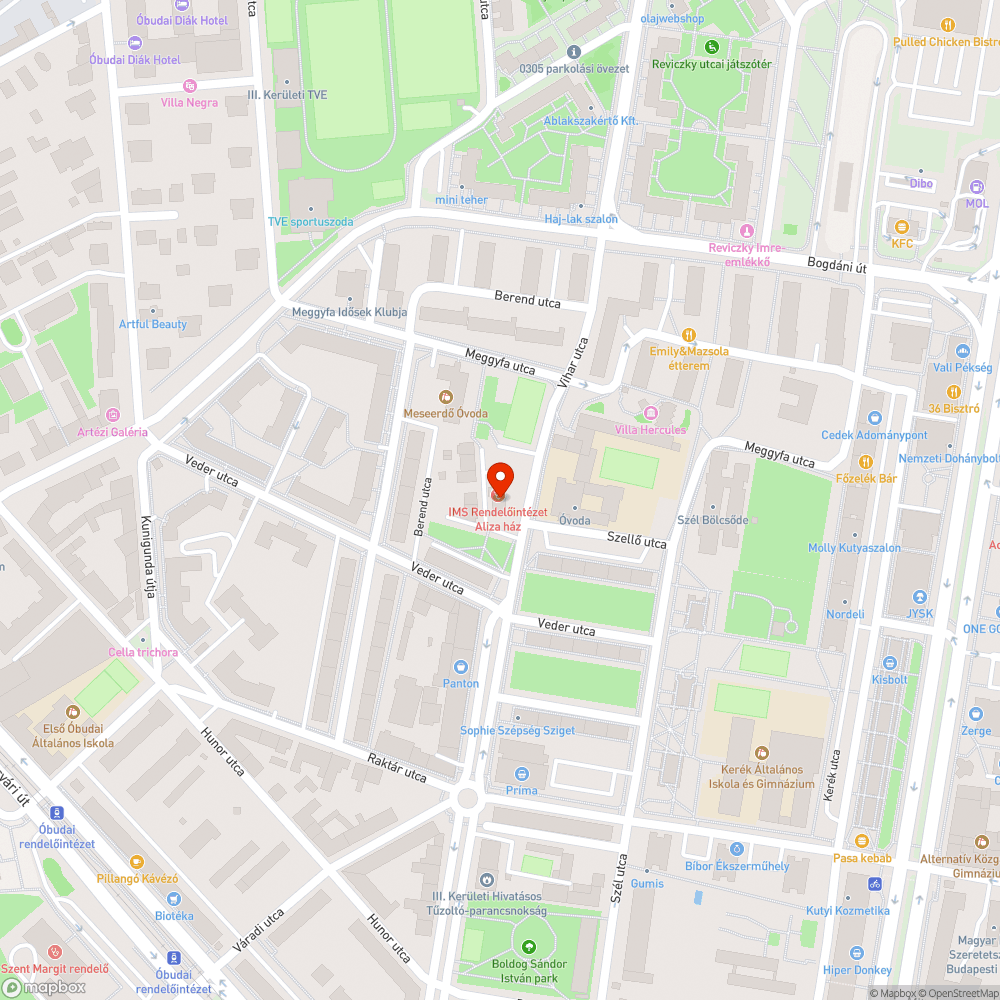 Sok kátyú - Vihar u. bejelentés helye