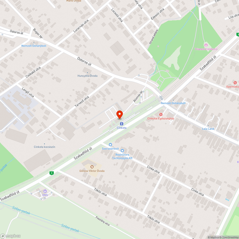 Árvíz bejelentés helye