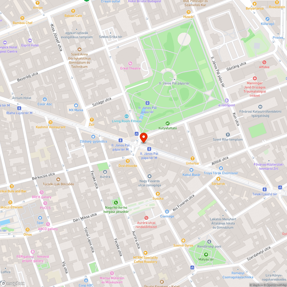 Roncskerékpár a Népszínház utcában bejelentés helye