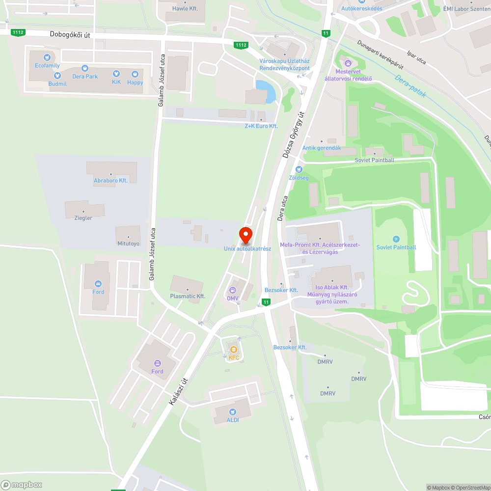 Tankcsapdák a szentendrei kerékpárútba is eső szervizúton bejelentés helye