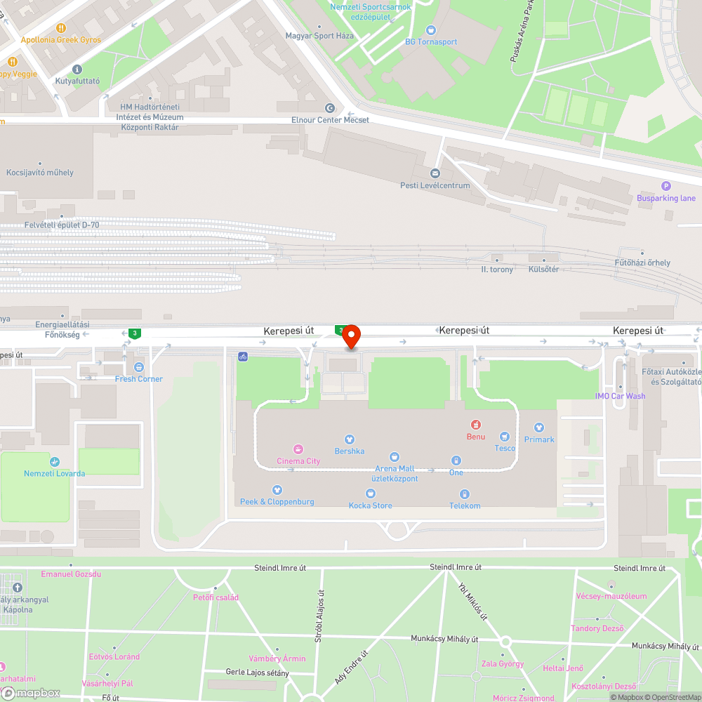 Kopott pad bejelentés helye