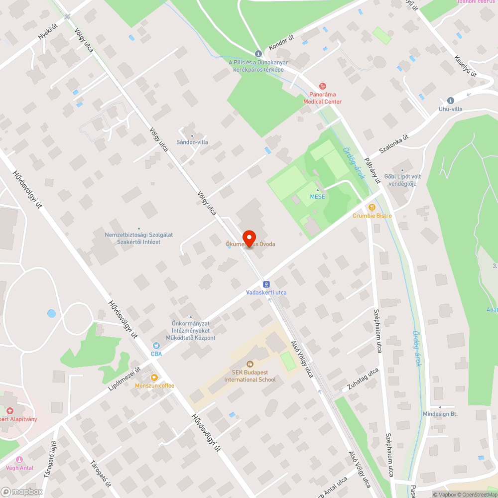 Veszélyes járda az ovi előtt bejelentés helye