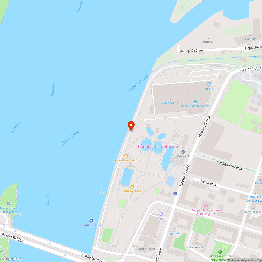 Valami bugyog a Dunában bejelentés helye