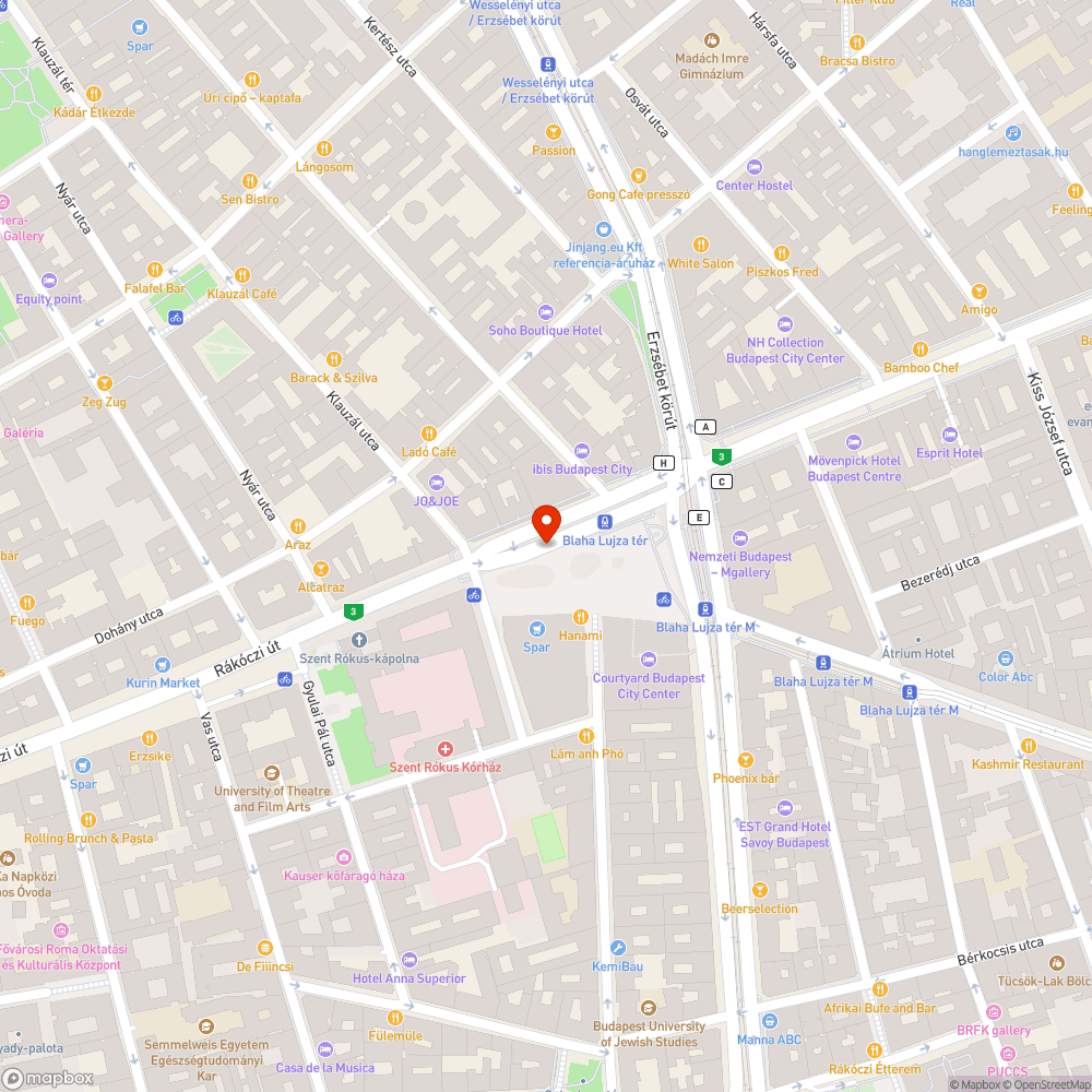 Kátyú bejelentés helye