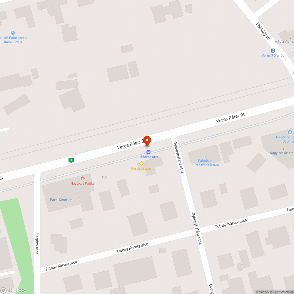 Szálkás pad bejelentés helye