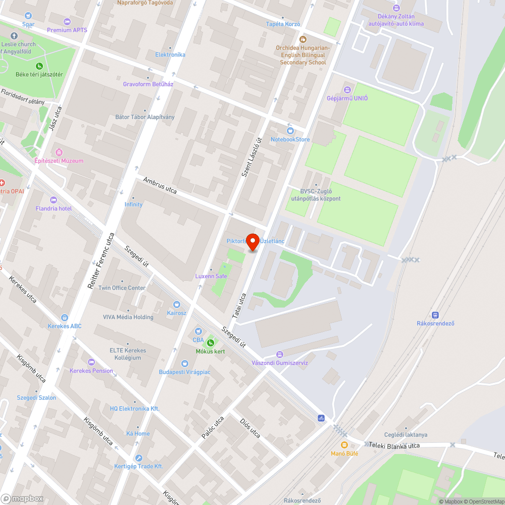 Járhatatlan járda szakasz bejelentés helye