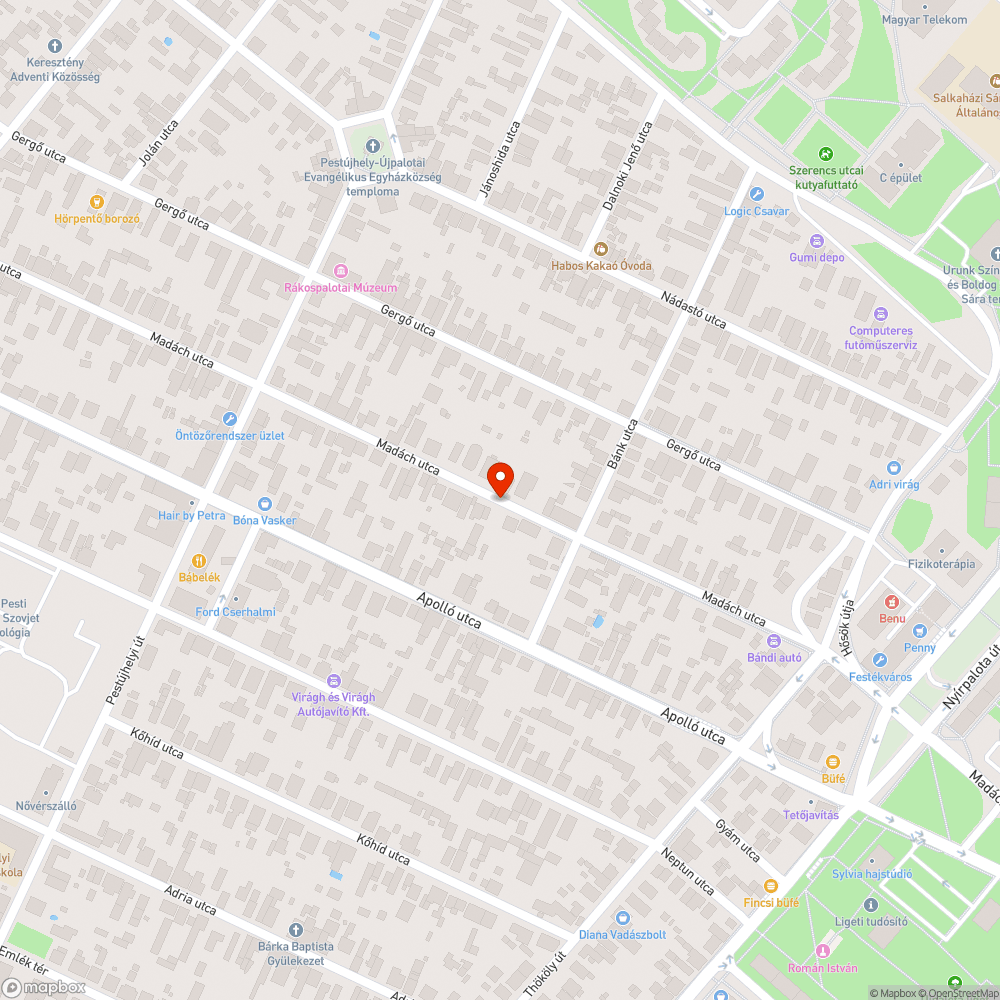 Életveszélyes fa bejelentés helye