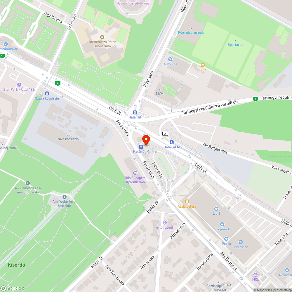 Kiégett lámpák bejelentés helye