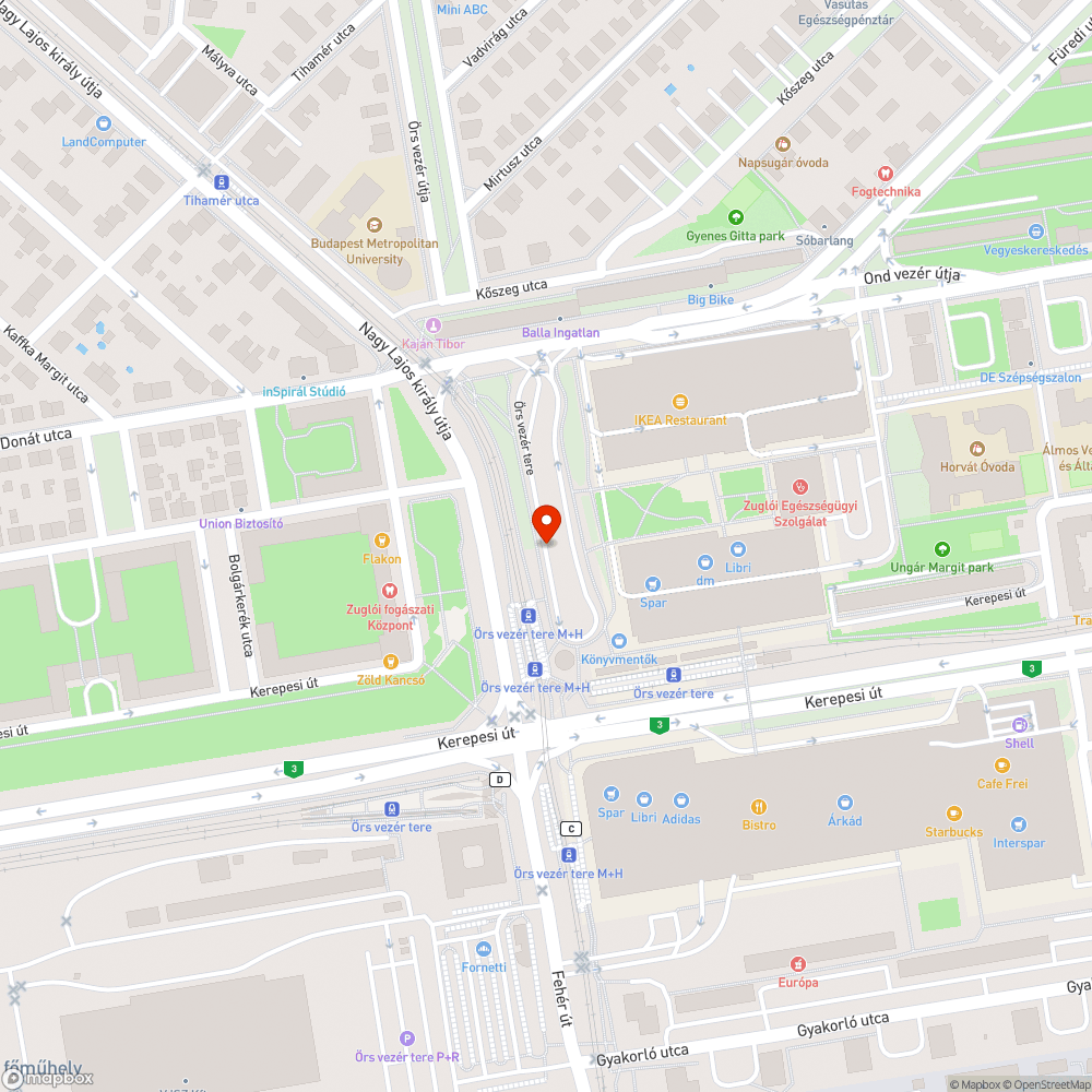 Eltömődött csatornanyílás bejelentés helye