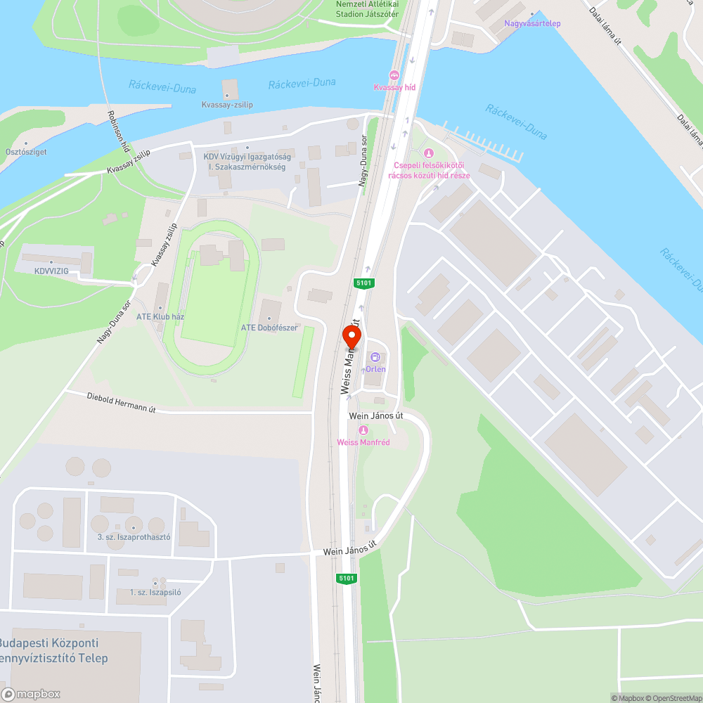 MOL kútnál tönkretett út bejelentés helye