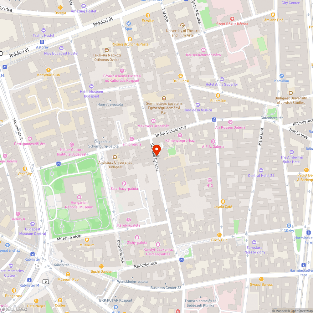 Fedlap bejelentés helye