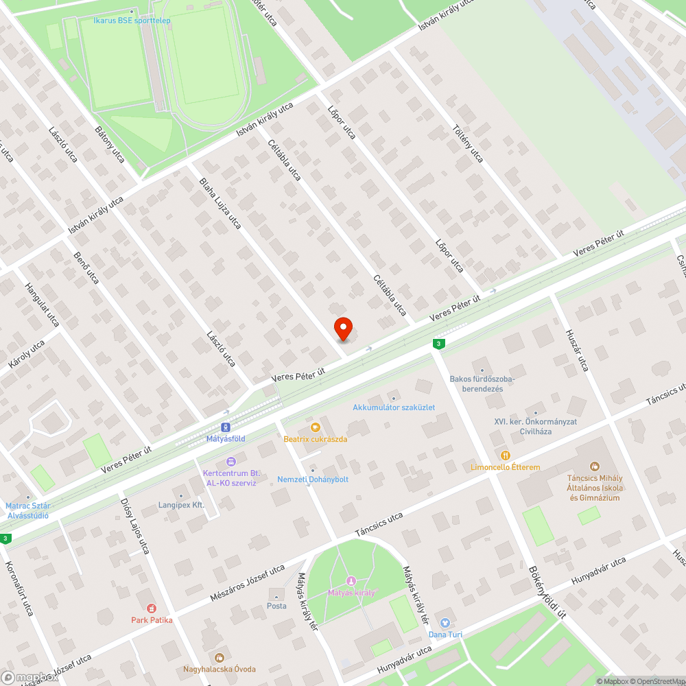 Járdán és útkereszteződésben szabálytalanul parkoló autó bejelentés helye