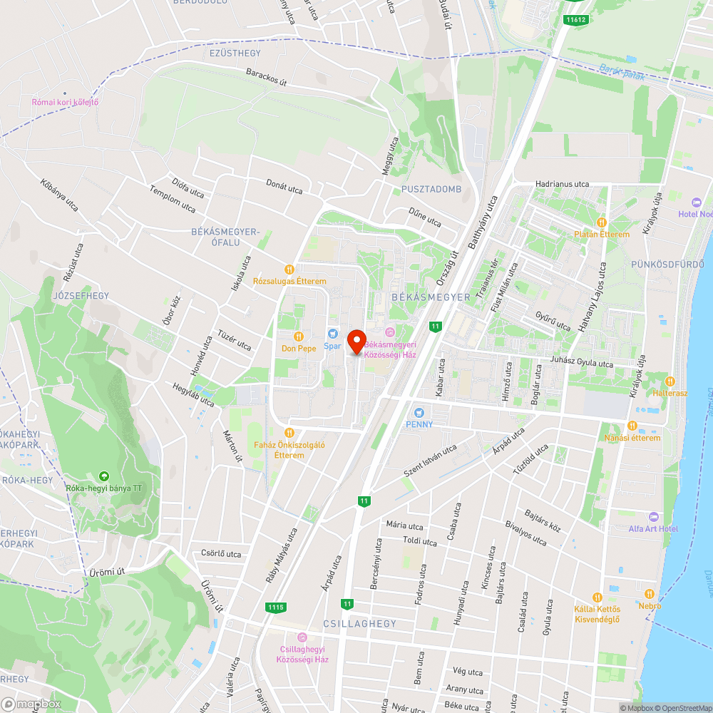 Kátyú parkolóban bejelentés helye