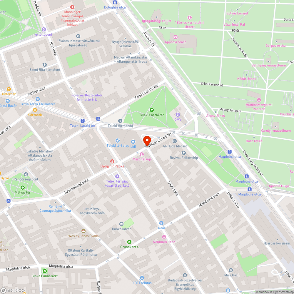 szétvert? csatorna bejelentés helye