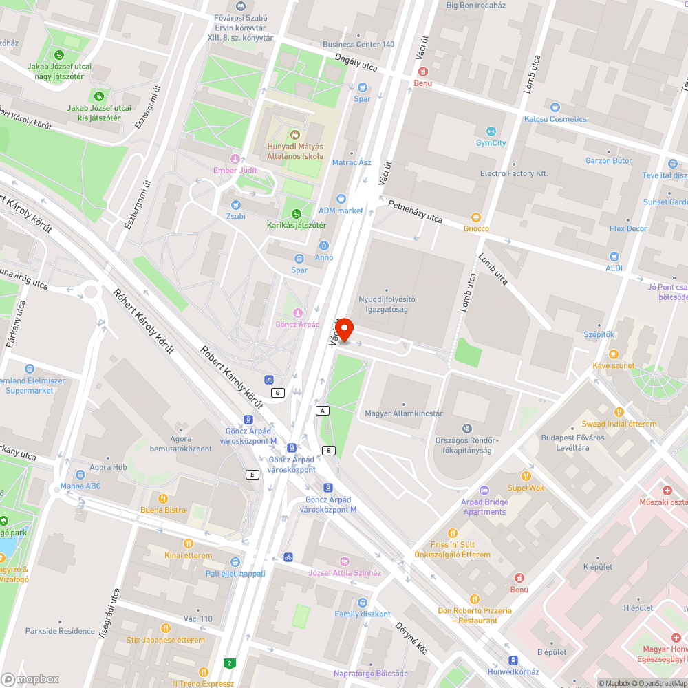 Kidöntött tábla bejelentés helye