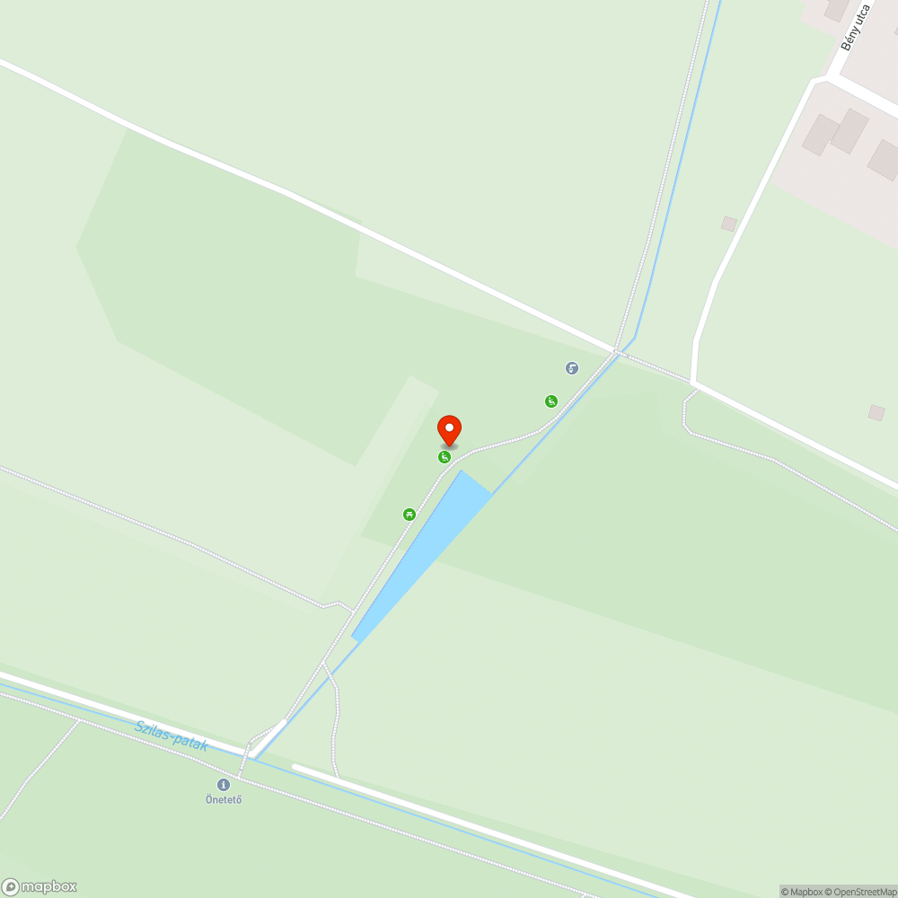 Megrongált játékok a Zúgó-patak parkban bejelentés helye