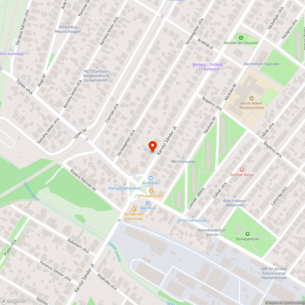 Kidőlt facsemete bejelentés helye