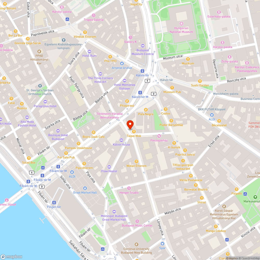 Pótlásra váró fa a Lónyay utcában bejelentés helye