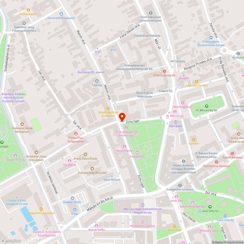 oriasi katyu a birosag mellett bejelentés helye