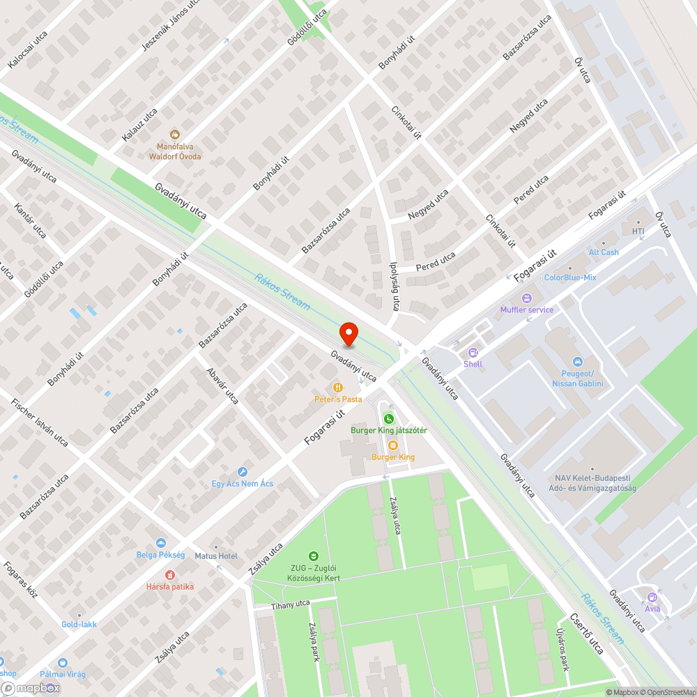 Csatorna hiánya bejelentés helye