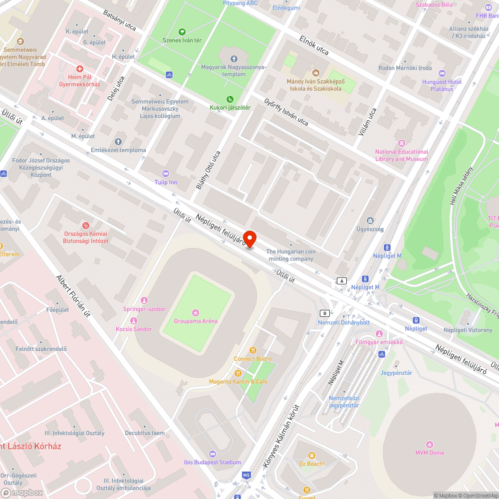 Parkolás a felüljáró mellett bejelentés helye