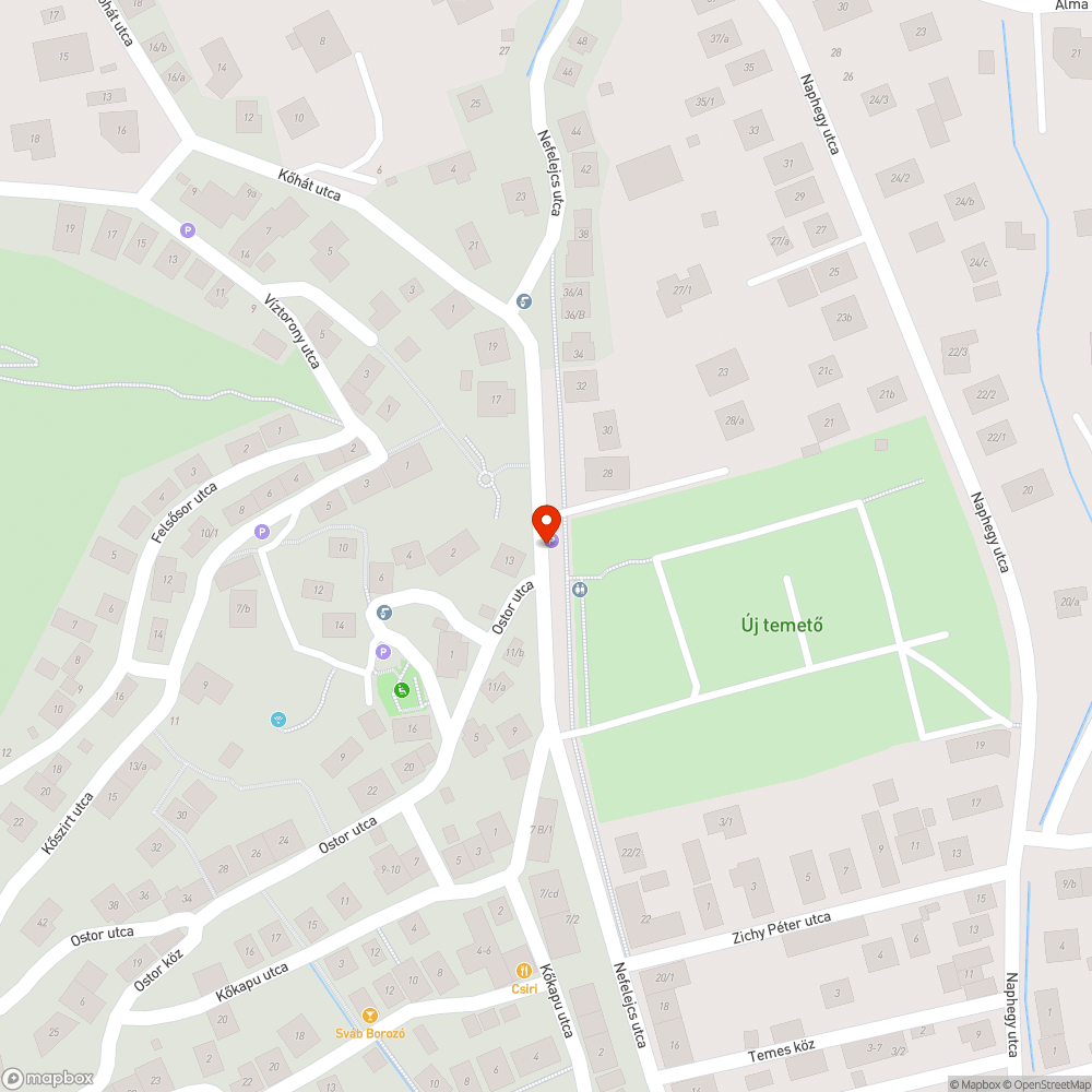 elhagyott autó bejelentés helye