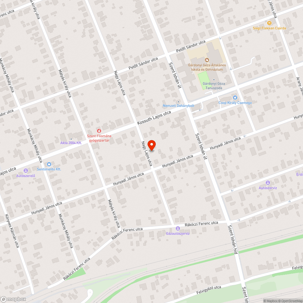 beszakadt útburkolat bejelentés helye