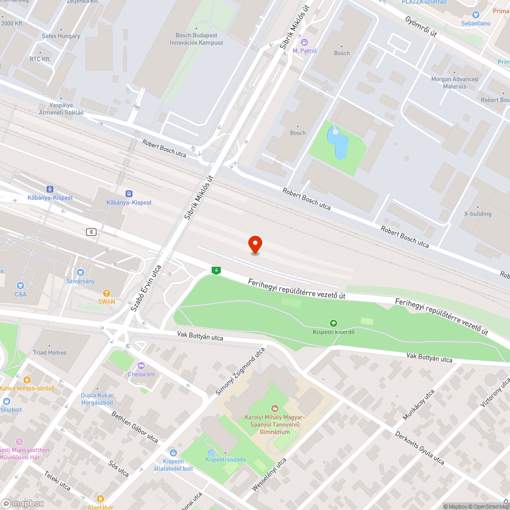 Kerítésen bejelentés helye