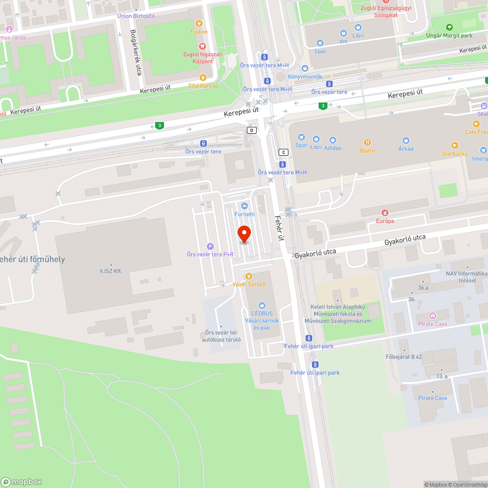 Szemetes terület bejelentés helye