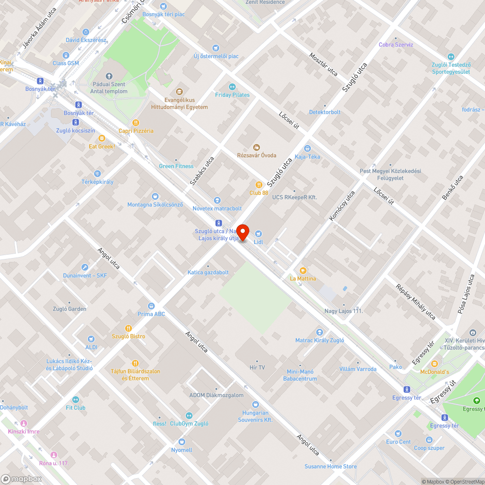 Hulladék és szétfoszlott keresztészeti alapanyag bejelentés helye