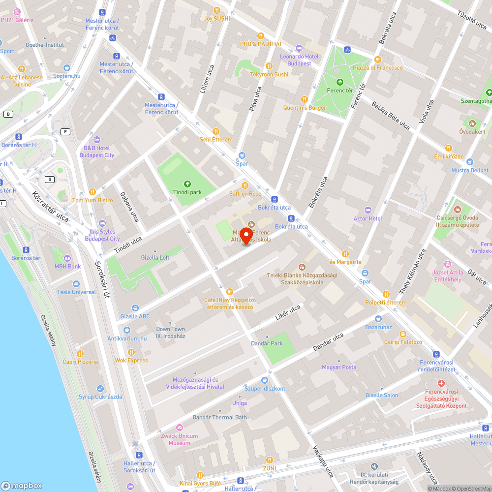 Parkolásgátló oszlopok telepítése az ipar utcába bejelentés helye