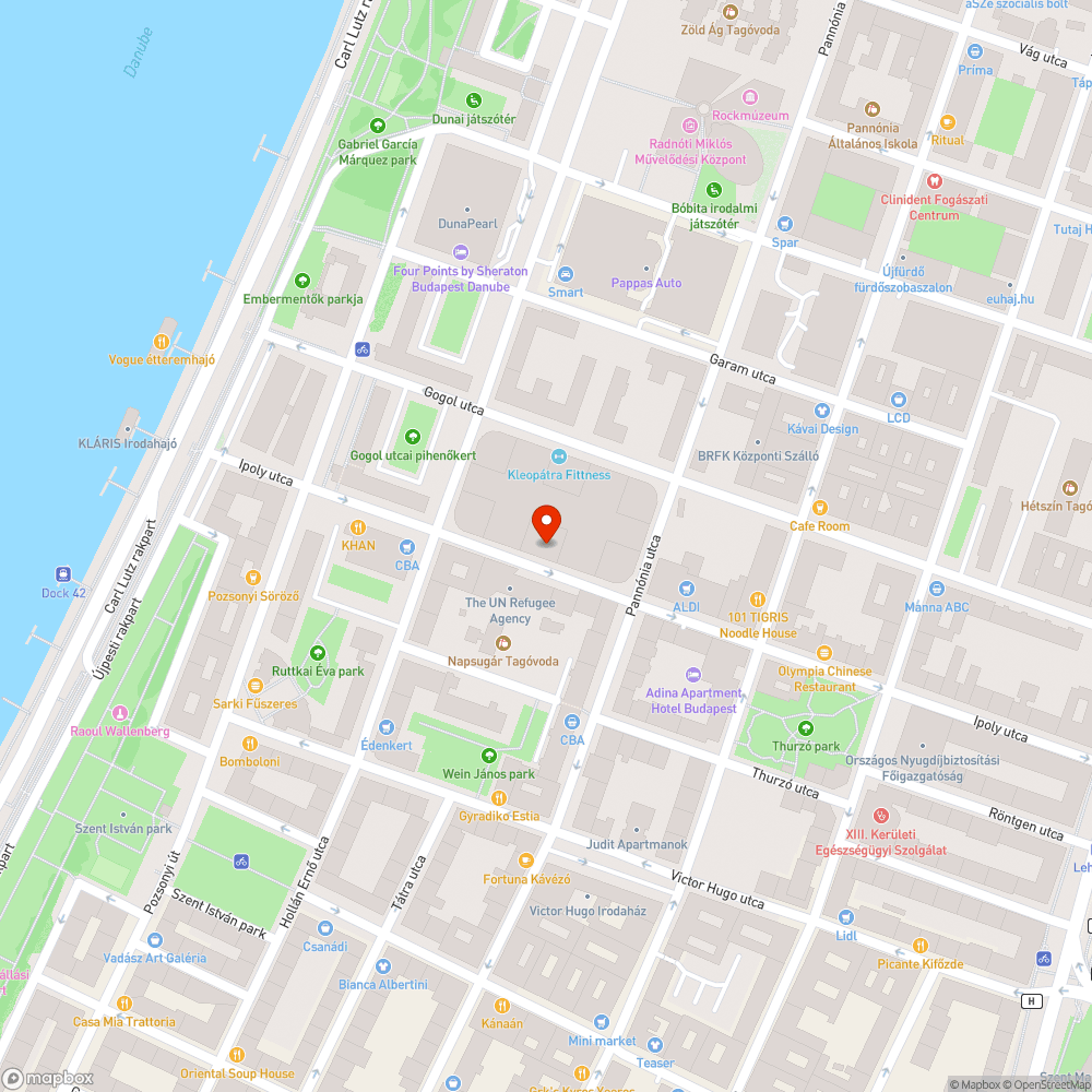 Kátyú az úton bejelentés helye