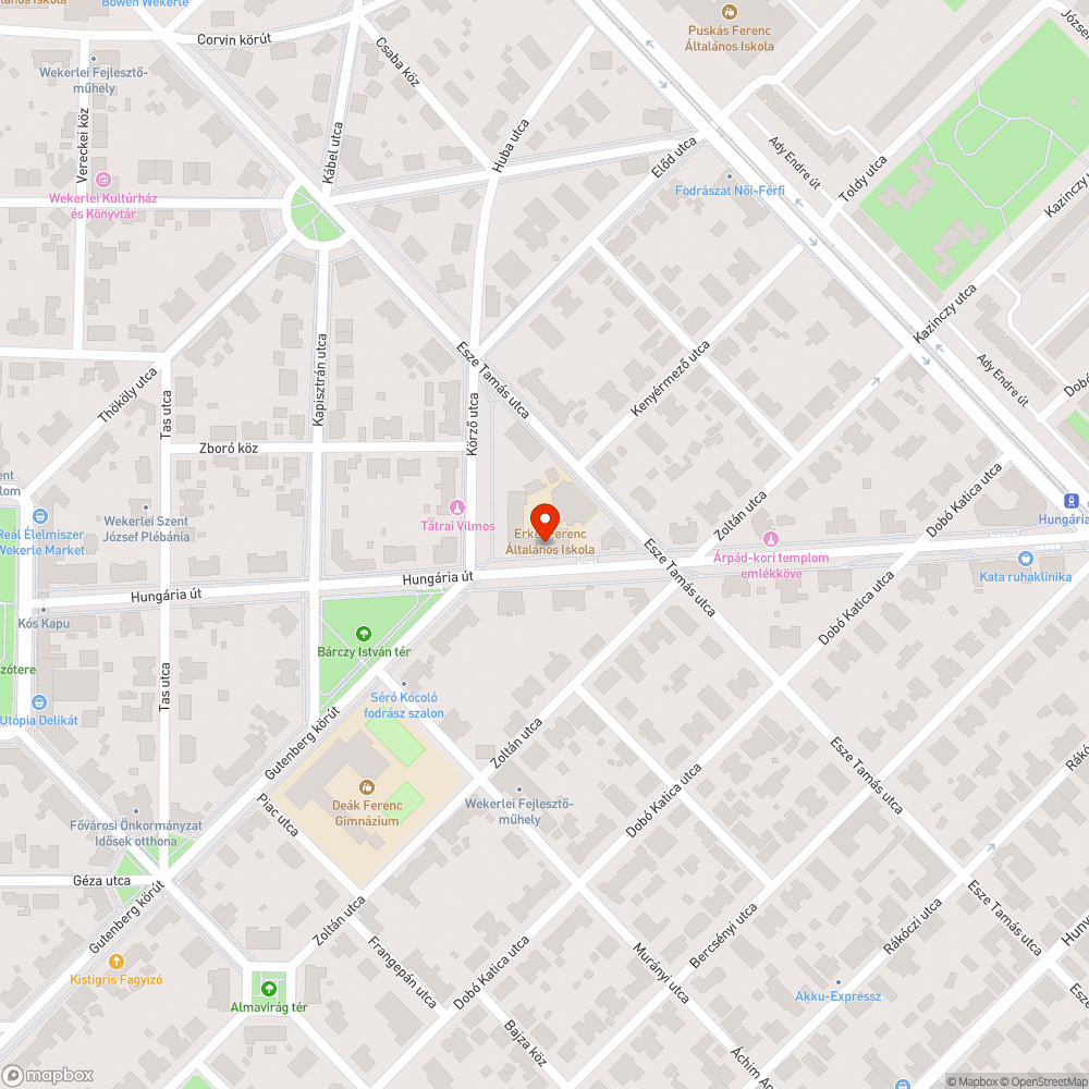 Betontörmelék az útpadkán bejelentés helye