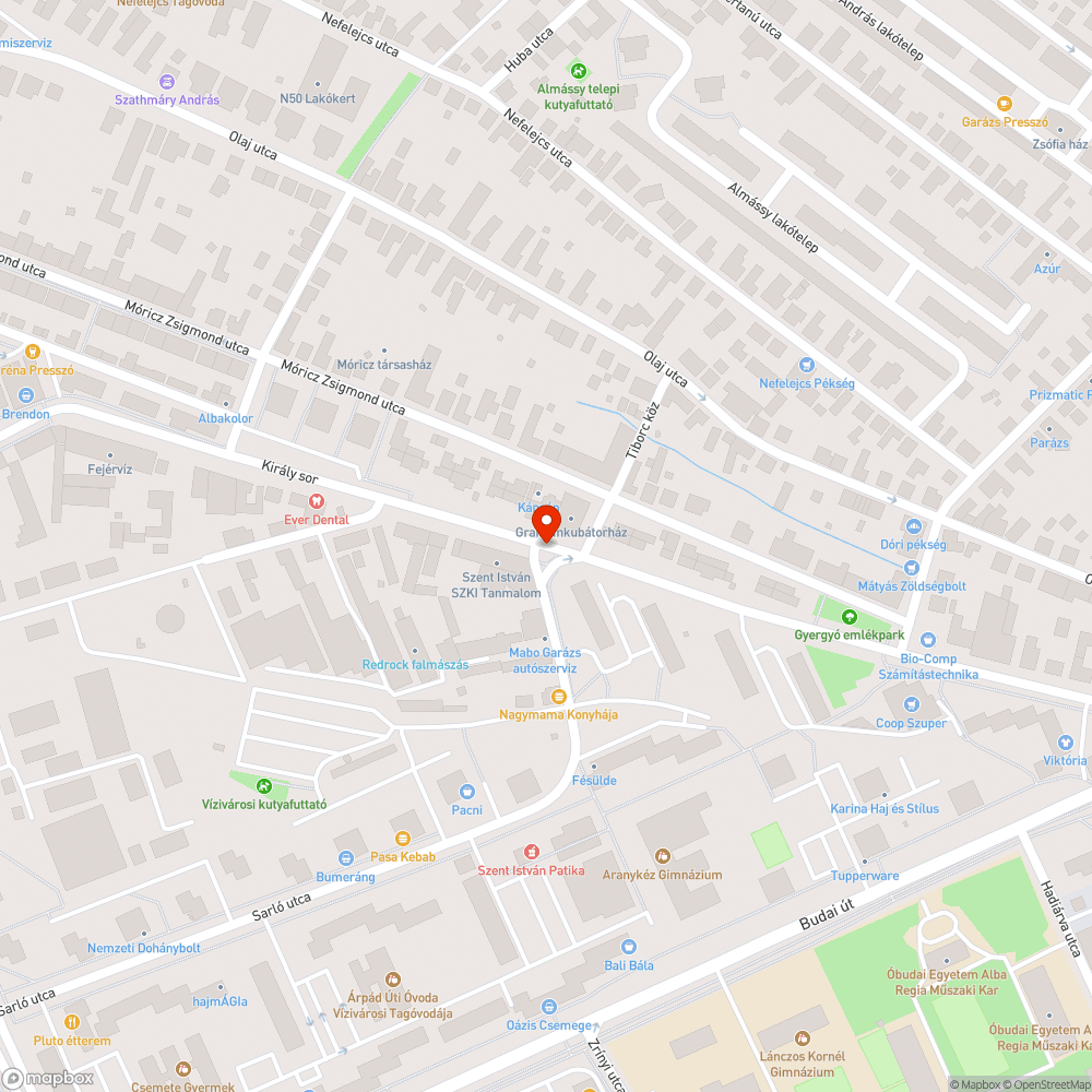 gödrös járdaszakaszok, tócsák, lyukas eresz bejelentés helye