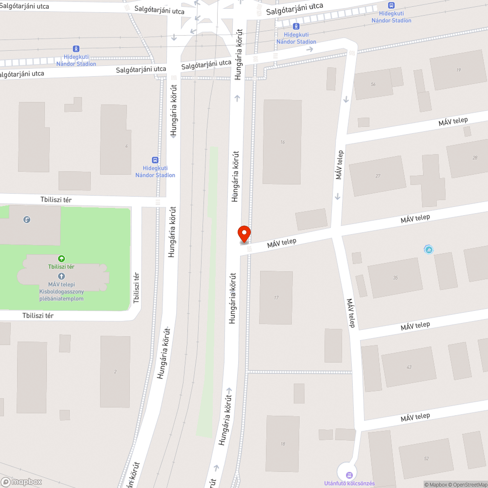 Mélyedések a kerékpáros kereszteződésekben bejelentés helye