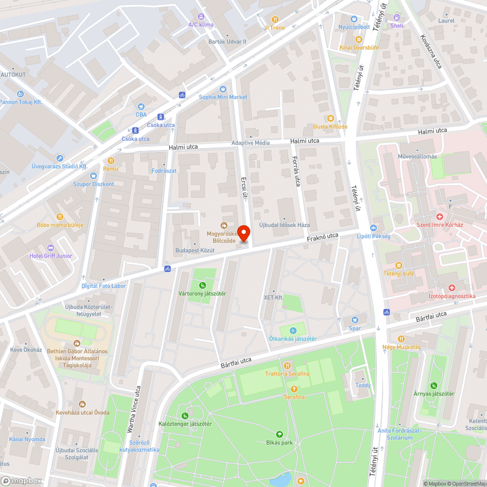 szemét és használt ruha a Fraknó utca - Ercsi út sarkán bejelentés helye