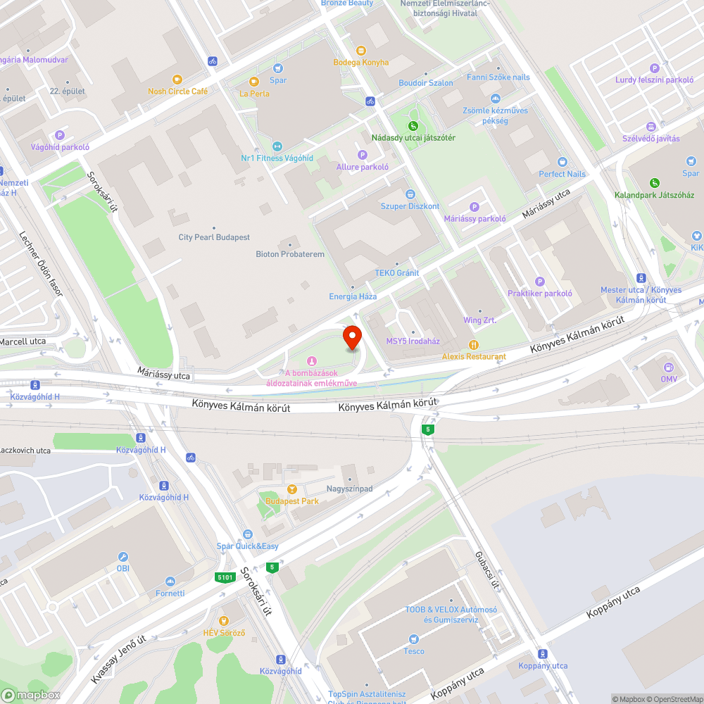 Veszélyes kanyar bejelentés helye