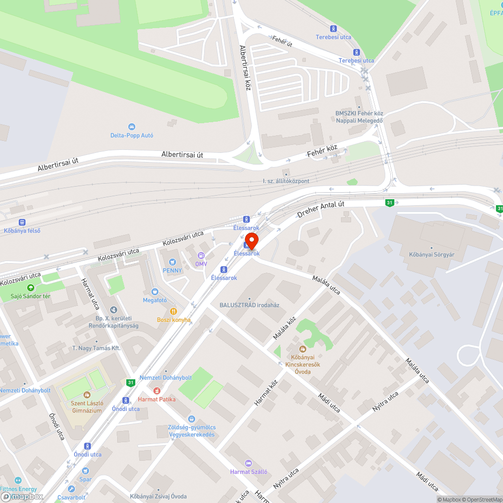 Mind a négy bejelentés helye