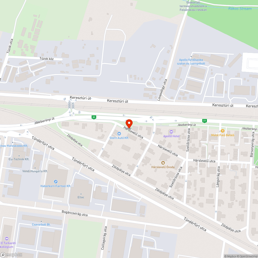 Pont a kerékpáros nyomvonalon bejelentés helye