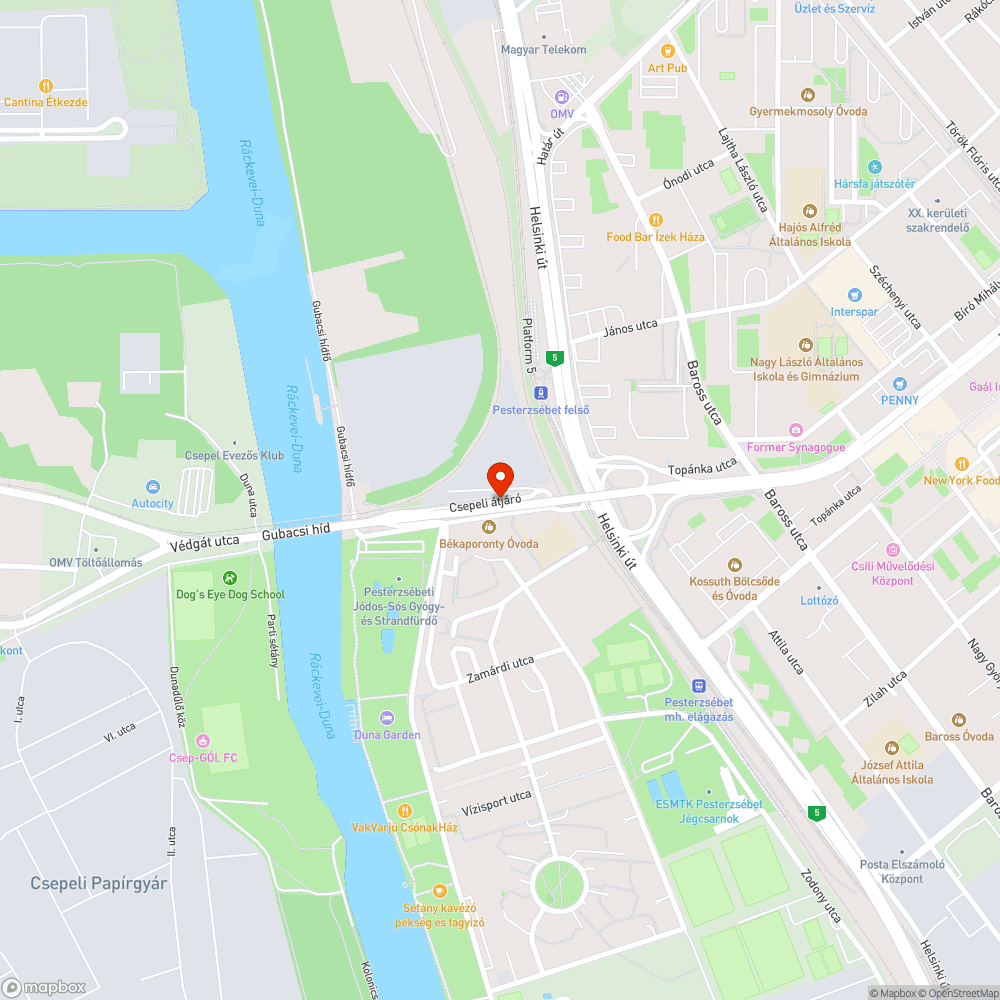 Kátyú. bejelentés helye