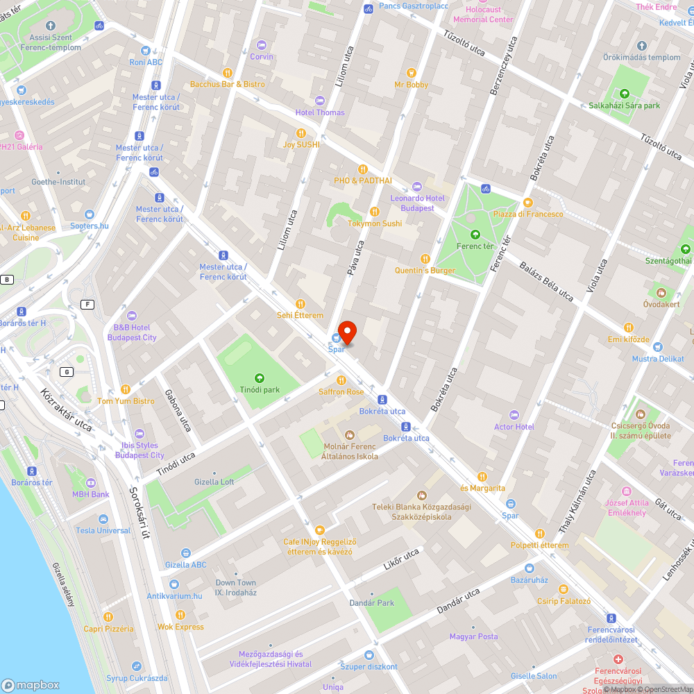 Burkolatlan járdarész a 9.ker.-ben bejelentés helye