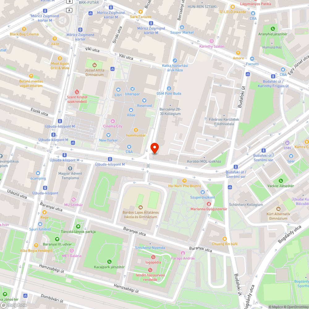 Illegális reklám molinó bejelentés helye