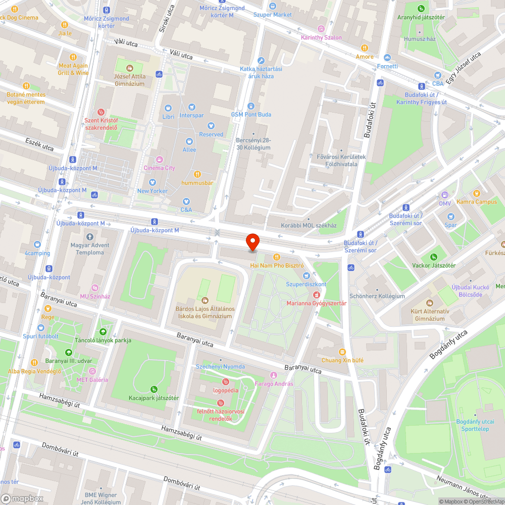 Illegális reklám molinó bejelentés helye