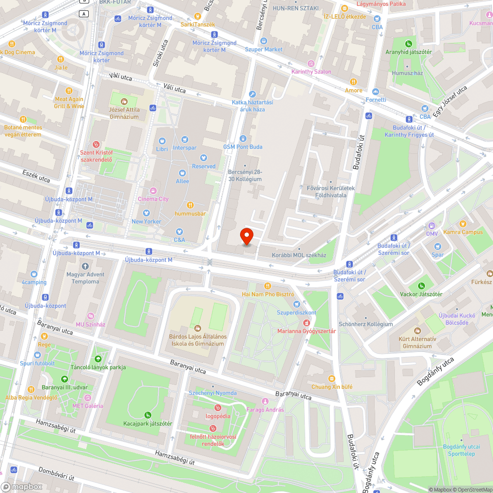 Illegális reklám molinó bejelentés helye